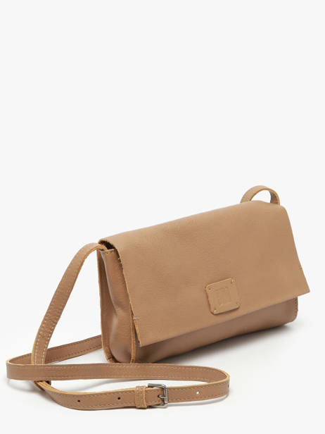 Cross Body Tas Leather Leder Biba Bruin leather CET3L ander zicht 2