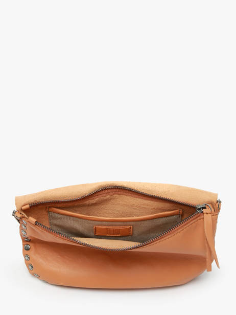 Cross Body Tas Leather Leder Biba Bruin leather ORA1L ander zicht 3