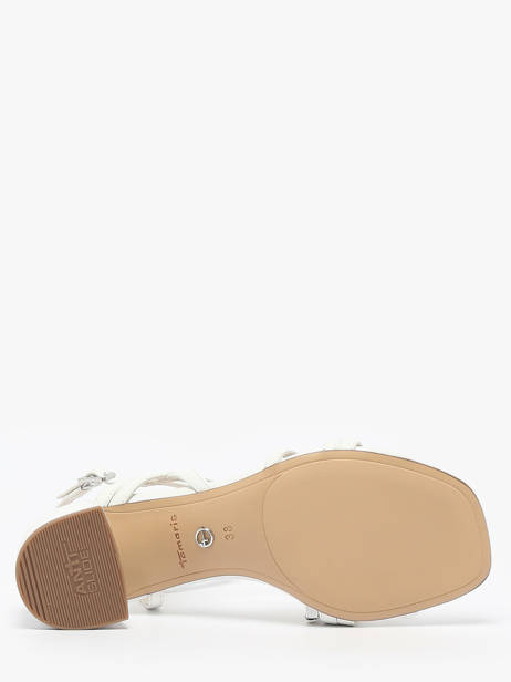 Sandalen Met Hak Uit Leder Tamaris Wit women 42 ander zicht 4