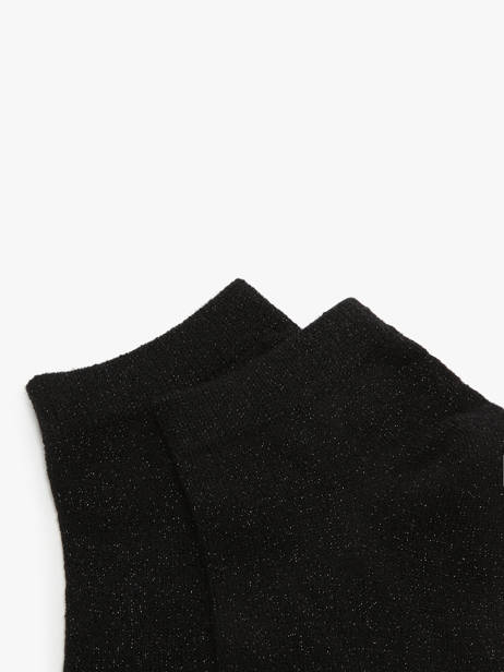 Sokken Pieces Zwart socks women 17120149 ander zicht 1