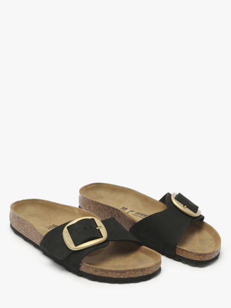 Slippers Madrid Big Buckle Birkenstock Zwart women 1023373 ander zicht 1