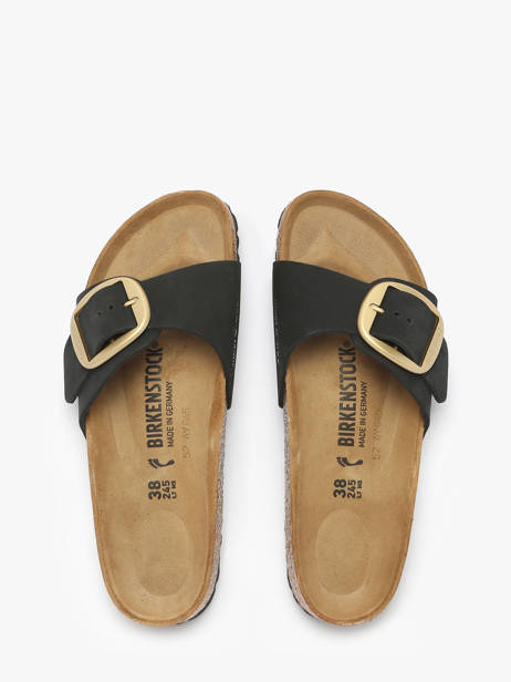 Slippers Madrid Big Buckle Birkenstock Zwart women 1023373 ander zicht 3