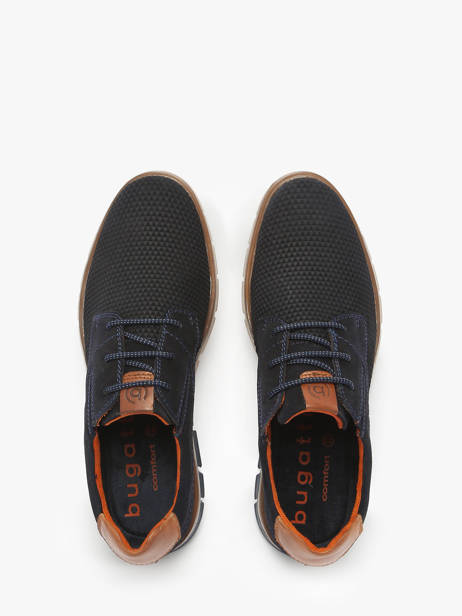 Sneakers Simone Uit Leder Bugatti Blauw men 3319711S ander zicht 4