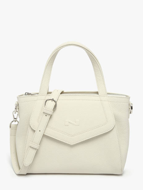 Handtas Cacao Leder Nathan baume Beige candy 6