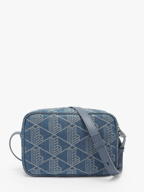Cross Body Tas Heritage Jacquard Katoen Lacoste Blauw heritage jacquard NF5007HK ander zicht 4