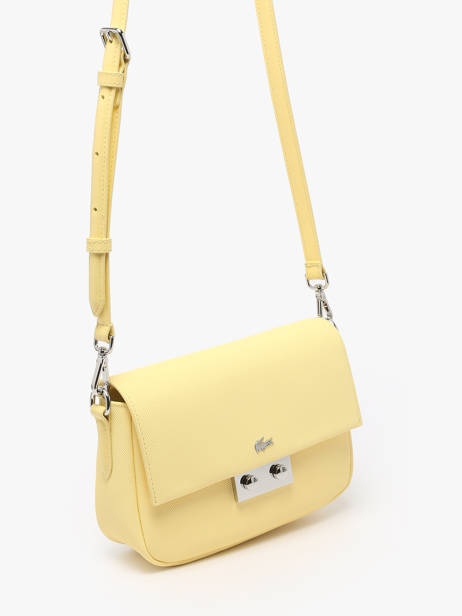 Cross Body Tas Daily City Lacoste Geel daily city NF4757DZ ander zicht 2