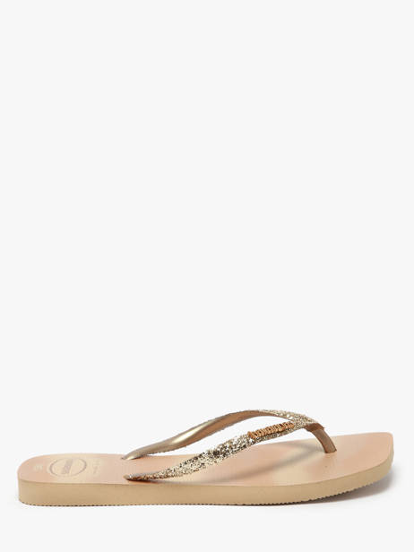 Teenslippers Havaianas Goud women 4149417F ander zicht 1