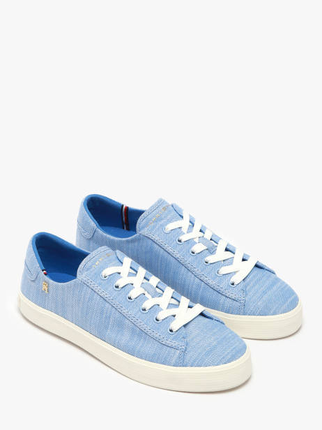 Sneakers Tommy hilfiger Blauw women 8561C30 ander zicht 1