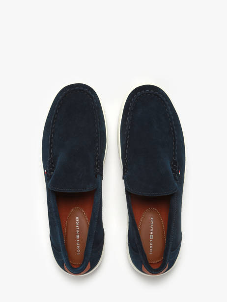 Mocassins Tommy hilfiger Blauw men 5354DW5 ander zicht 3