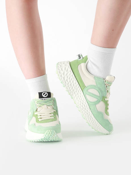 Sneakers Carter Uit Leder No name Groen women CMKSDS2Z ander zicht 1