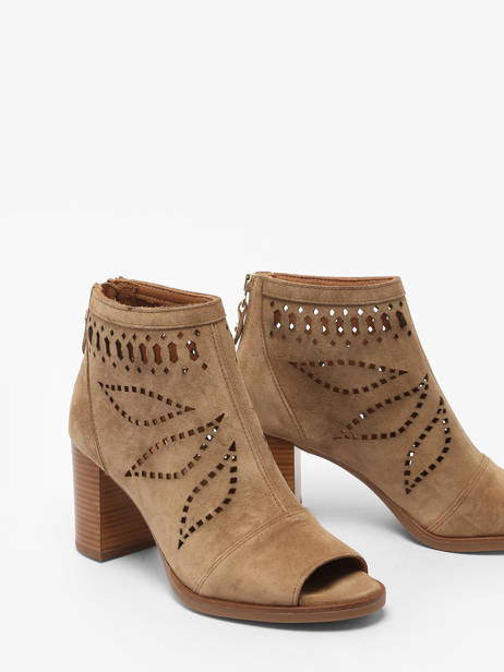 Enkellaarsjes Met Hak Liset Uit Leder Alpe Bruin women 50941101 ander zicht 1