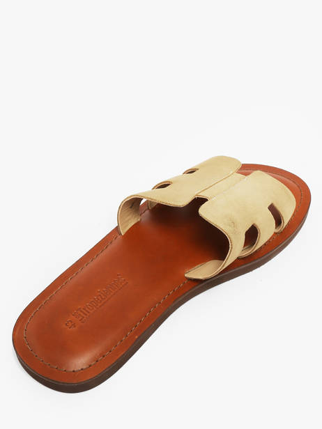 Slippers Uit Leder Les tropeziennes Beige men EMIASUED ander zicht 2