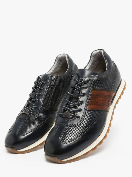 Sneakers Ivar Uit Leder Bugatti Blauw men 331ARX01 ander zicht 2