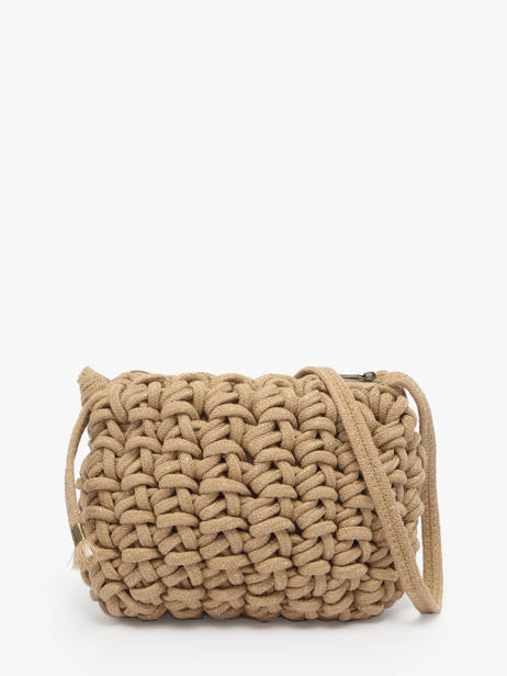 Cross Body Tas Crochet Le voyage en panier Beige crochet PM854 ander zicht 4