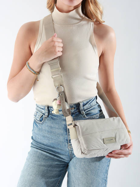 Cross Body Tas Plum David jones Grijs plum CM7476 ander zicht 1