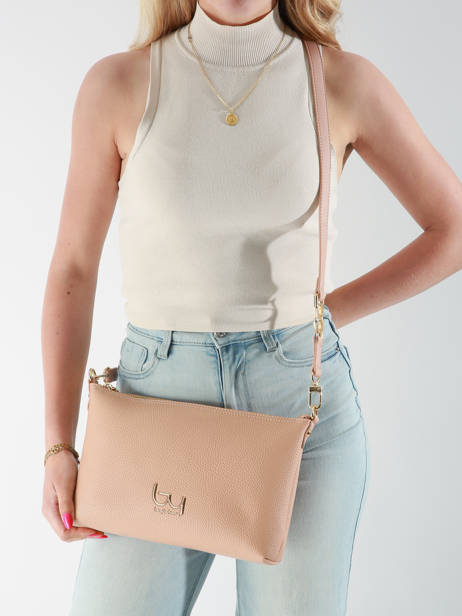 Cross Body Tas Naos By byblos Roze naos BS33B04 ander zicht 1
