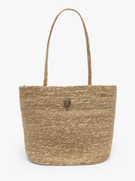 Schoudertas Estival Stro Le voyage en panier Beige estival PM893