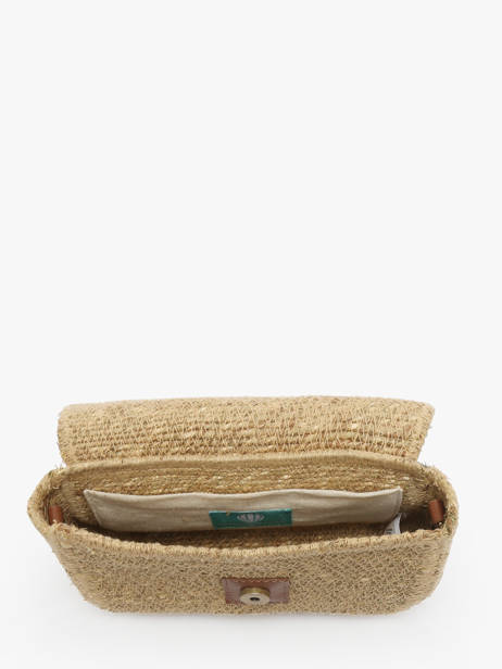 Cross Body Tas Estival Stro Le voyage en panier Beige estival PM894 ander zicht 2