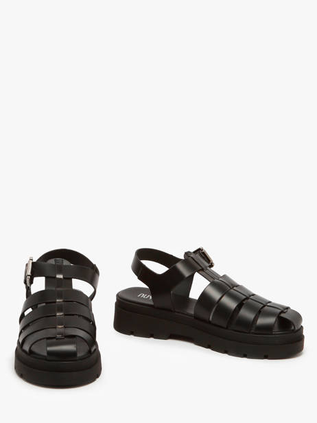 Sandalen Tate Uit Leder Nuyou Zwart women 37125 ander zicht 2