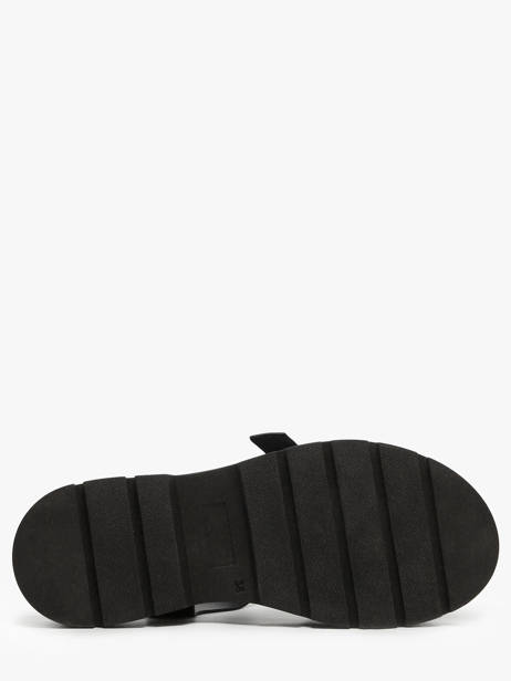 Sandalen Teresa Uit Leder Nuyou Zwart women 37121 ander zicht 4