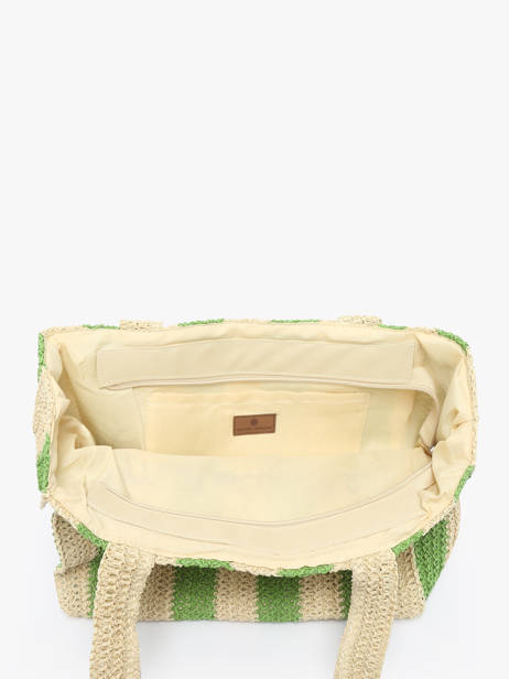 Schoudertas Cabas Gerard pasquier Groen cabas P25032 ander zicht 3