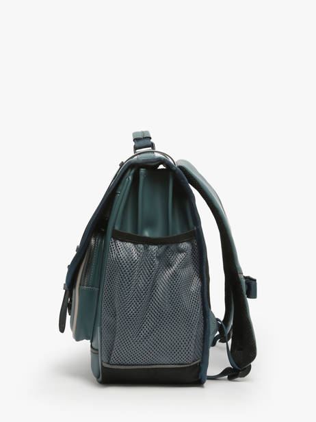 Boekentas Vintage North Cameleon Blauw vintage north CA41 ander zicht 2