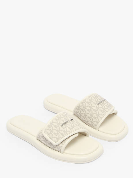 Slippers Suki Michael kors Wit accessoires KFA1B150 ander zicht 2