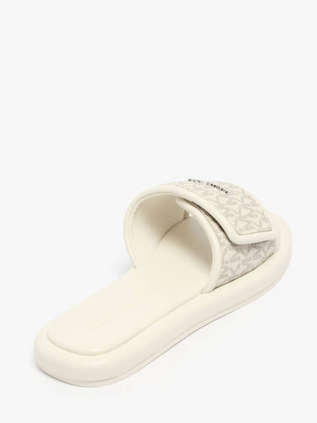 Slippers Suki Michael kors Wit accessoires KFA1B150 ander zicht 3