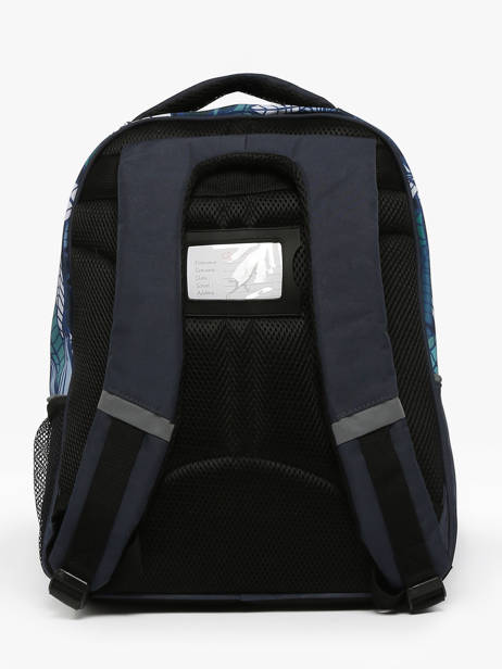 Rugzak 2 Compartimenten Cameleon Blauw actual SD39 ander zicht 4