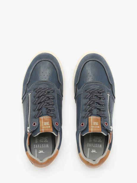 Sneakers Mustang Blauw men 4204304 ander zicht 4