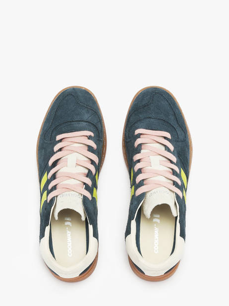 Sneakers Uit Leder Coolway Blauw men 86036020 ander zicht 4