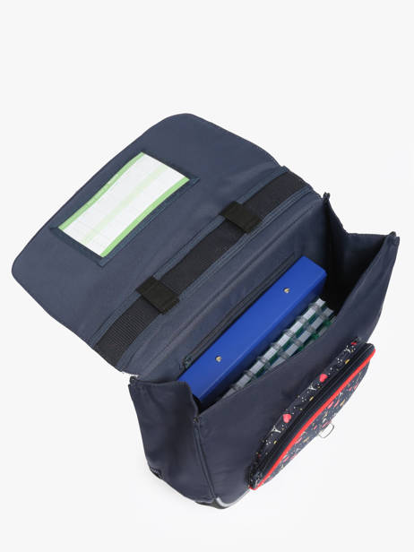 Boekentas 1 Compartiment Tann's Blauw les fantaisies f 35321 ander zicht 3