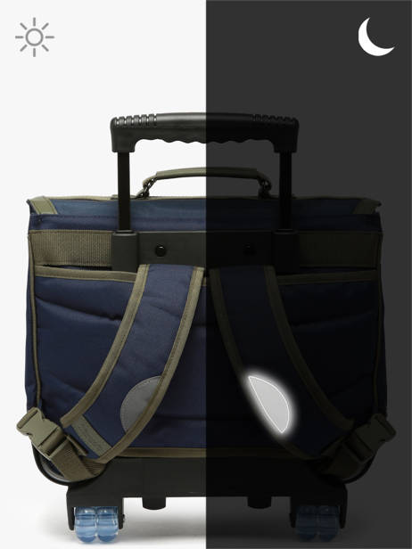 Boekentas Op Wieltjes Tann's Blauw les fantaisies g 47272 ander zicht 6