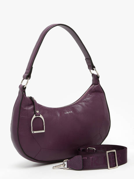Schoudertas M Altesse Leder Etrier Violet altesse EALT017M ander zicht 1