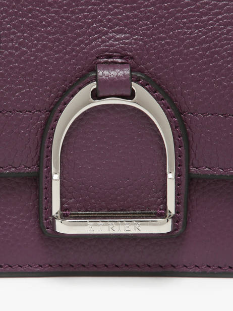Schoudertas M Altesse Leder Etrier Violet altesse EALT017M ander zicht 4
