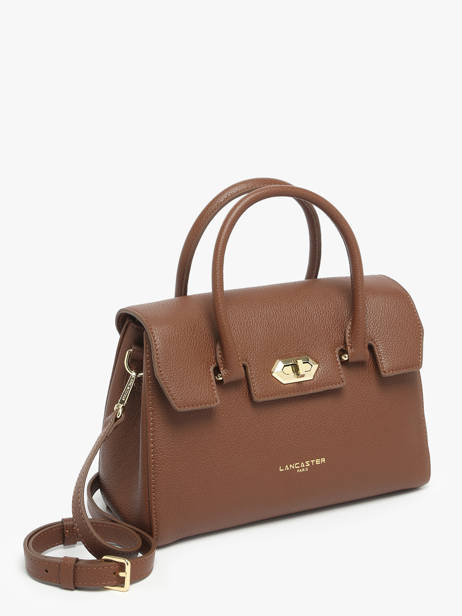 Cross Body Tas Milano Cosmos Leder Lancaster Bruin milano cosmos 77 ander zicht 2
