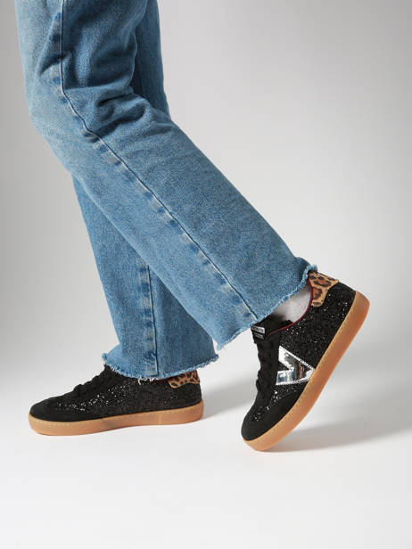 Sneakers Berlin Uit Leder Victoria Zwart accessoires 1126223 ander zicht 1