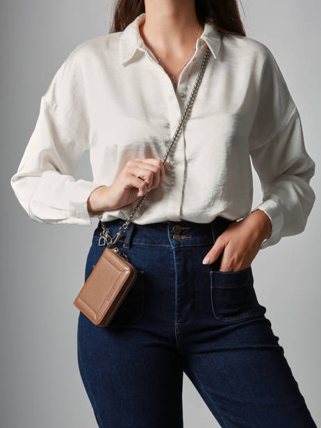 Portemonnee Altesse Leder Etrier Beige altesse EALT096M ander zicht 1