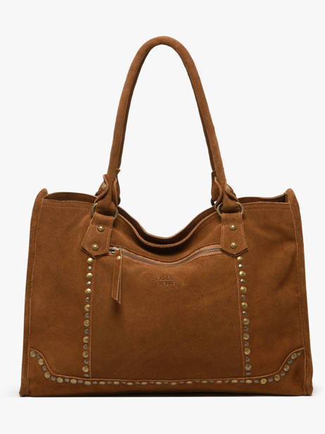 Schoudertas Houston Leder Basilic pepper Bruin houston BHOU31