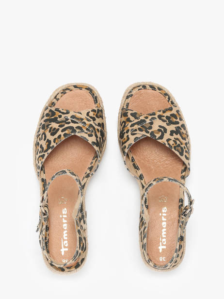 Sandalen Met Sleehak Tamaris Veelkleurig accessoires 42 ander zicht 3