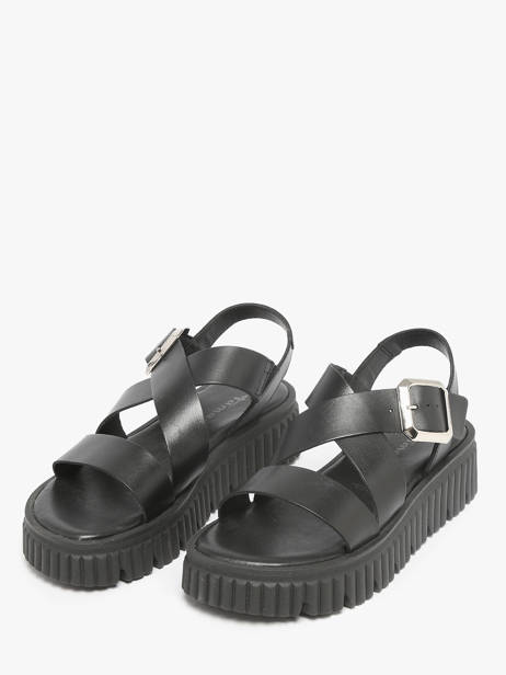 Sandalen Uit Leder Tamaris Zwart accessoires 44 ander zicht 1