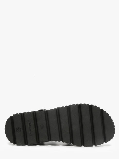Sandalen Uit Leder Tamaris Zwart accessoires 44 ander zicht 4