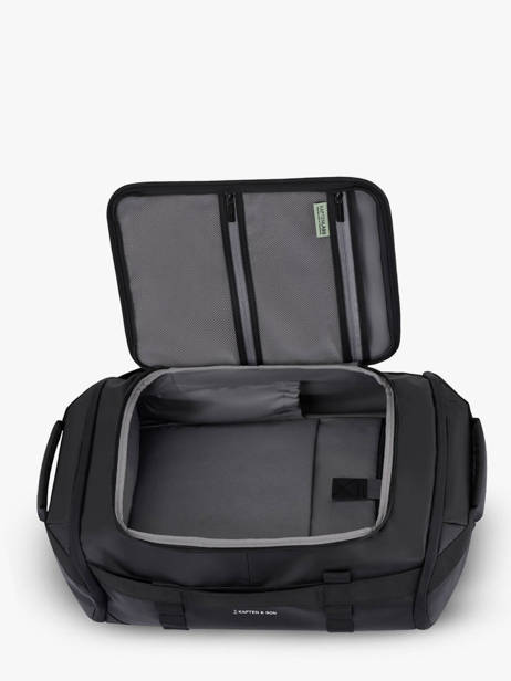 Lisbon Duffle Small - Reistas Voor Cabine Rugzak  Kapten and son Zwart backpack LISBONDU ander zicht 3