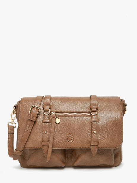 Cross Body Tas Bride Lulu castagnette Bruin bride ZAYANN