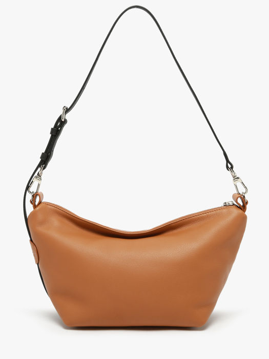 Longchamp Besace longchamp cuir Schoudertas Bruin