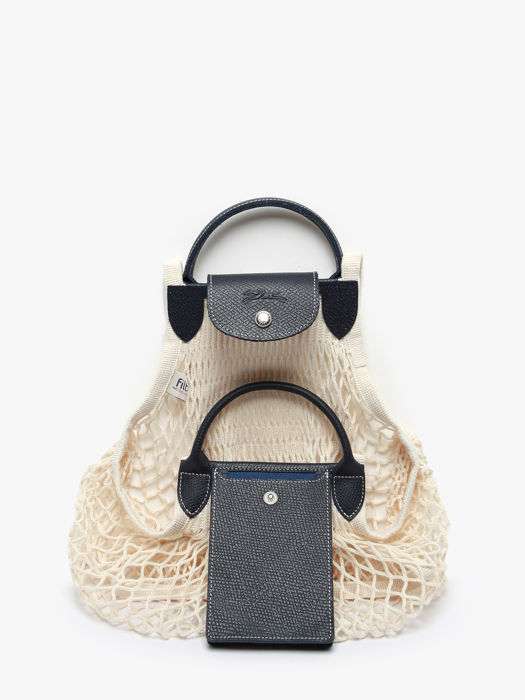 Longchamp Le pliage filet poche Schoudertas Blauw