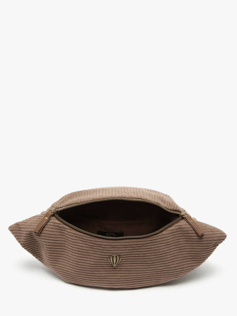 Heuptasje Le voyage en panier Bruin velours AHP244 ander zicht 3