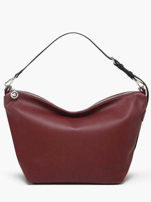 Longchamp Besace longchamp cuir Schoudertas Violet