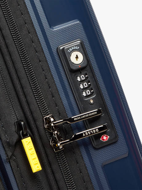 Uitbreidbare Harde Reiskoffer Lutece Delsey Blauw lutece 3802821 ander zicht 1