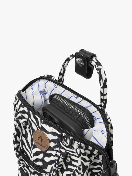 Cross Body Tas Nano Bag 1 Compartiment Cabaia Zwart adventurer NANOBAG ander zicht 2